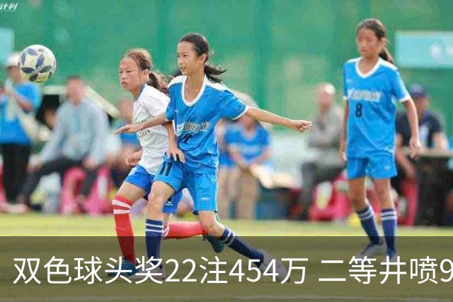 双色球头奖22注454万 二等井喷955注历史第5多